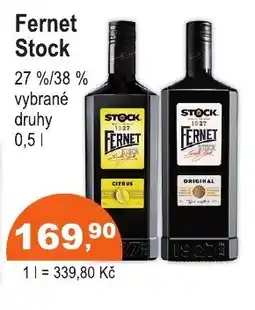 COOP DISKONT Fernet Stock nabídka