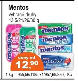 COOP DISKONT Mentos nabídka