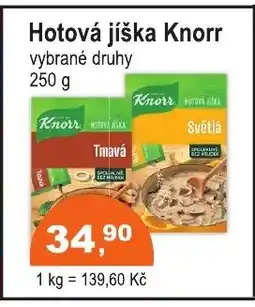 COOP DISKONT Hotová jíška Knorr nabídka