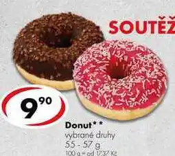 CBA Donut, 55-57 g nabídka