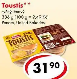 Toustís, 336 g