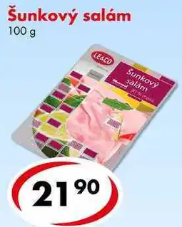 CBA Šunkový salám, 100 g nabídka