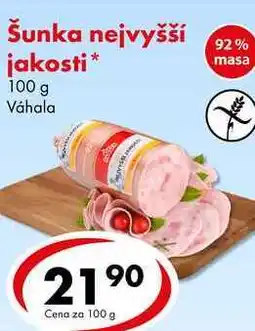 CBA Šunka nejvyšší jakosti, 100 g nabídka