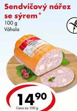 CBA Sendvičový nářez se sýrem, 100 g nabídka