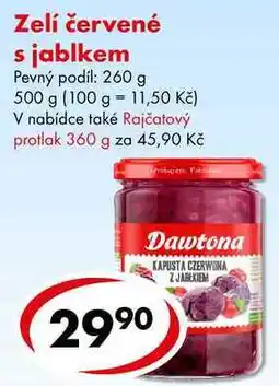 CBA Zelí červené s jablkem, 500 g nabídka