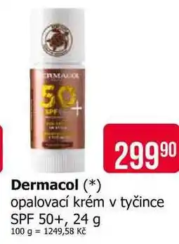 Teta Dermacol opalovací krém v tyčince SPF 50+, 24 g nabídka