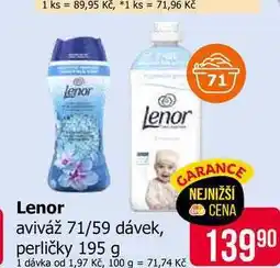 Teta Lenor Unstoppables Vonné Perličky 195g, vybrané druhy nabídka