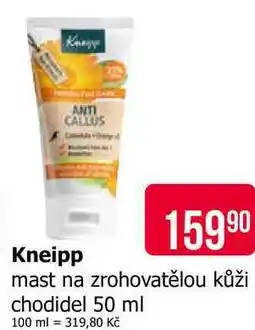 Teta Kneipp mast na zrohovatělou kůži chodidel 50 ml nabídka