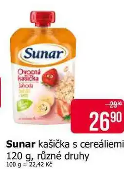 Teta Sunar Kašička 120g, vybrané druhy nabídka