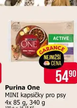 Teta Purina One kapsičky pro psy 4x 85 g, 340 g nabídka