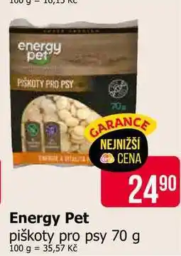 Teta Energy Pet piškoty pro psy 70 g nabídka
