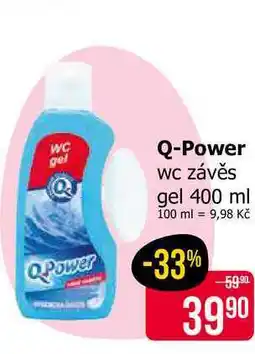 Teta Q-Power wc závěs gel 400 ml nabídka