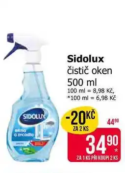 Teta Sidolux čistič oken 500 ml nabídka