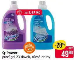 Teta QPower prací gel 23 dávek, různé druhy nabídka