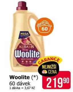 Teta Woolite 60 dávek nabídka