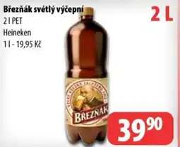 Partner Maloobchodní síť Březňák svétlý výčepní nabídka