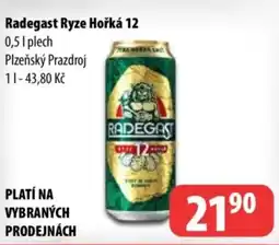 Partner Maloobchodní síť Radegast Ryze Hořká 12 nabídka