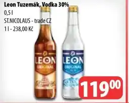 Partner Maloobchodní síť Leon Tuzemák, Vodka 30% nabídka