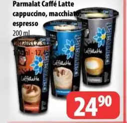 Partner Maloobchodní síť Parmalat Caffé Latte cappuccino, macchiato, espresso nabídka