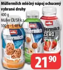 Partner Maloobchodní síť Müllermilch mléčný nápoj ochucený nabídka