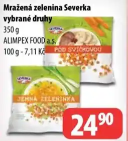 Partner Maloobchodní síť Mražená zelenina Severka nabídka