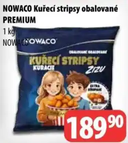 Partner Maloobchodní síť NOWACO Kuřecí stripsy obalované PREMIUM nabídka
