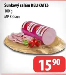 Partner Maloobchodní síť Šunkový salám DELIKATES nabídka