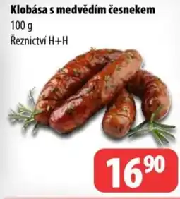 Partner Maloobchodní síť Klobása s medvědím česnekem nabídka