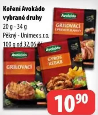 Partner Maloobchodní síť Koření Avokádo nabídka