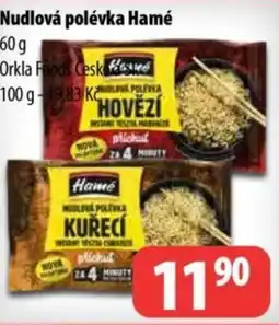 Partner Maloobchodní síť Nudlová polévka Hamé nabídka