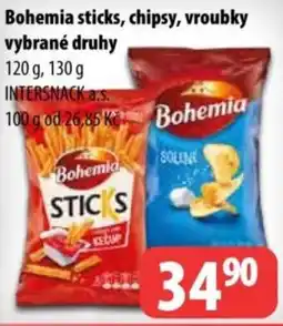 Partner Maloobchodní síť Bohemia sticks, chipsy, vroubky nabídka