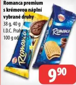 Romanca premium s krémovou náplní