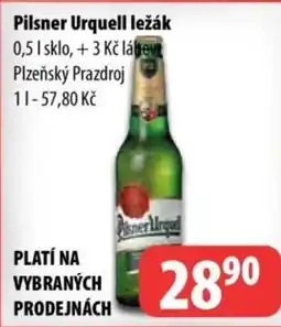 Partner Maloobchodní síť Pilsner Urquell ležák nabídka