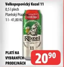 Partner Maloobchodní síť Velkopopovický Kozel 11 nabídka