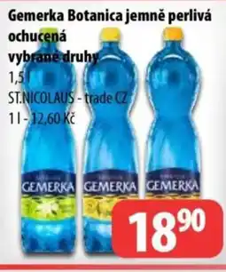 Partner Maloobchodní síť Gemerka Botanica jemně perlivá ochucená nabídka
