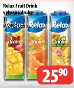 Partner Maloobchodní síť Relax Fruit Drink nabídka
