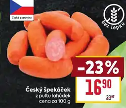 Billa Český špekáček nabídka