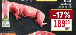 Billa Králík kuchaný nabídka