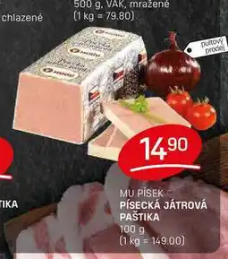Flop PÍSECKÁ JÁTROVÁ PAŠTIKA 100g nabídka