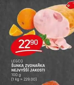 Flop ŠUNKA ZVONAŘKA NEJVYŠŠÍ JAKOSTI 100g nabídka