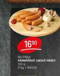 Flop FARMÁŘSKÉ LIBOVÉ PÁRKY 100g nabídka