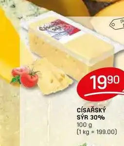 Flop CÍSAŘSKÝ SÝR 30% 100g nabídka