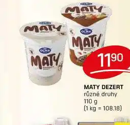 Flop MATY DEZERT různé druhy 110 g nabídka
