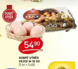 Flop DOBRÝ VÝBĚR VEJCE M 10 KS nabídka