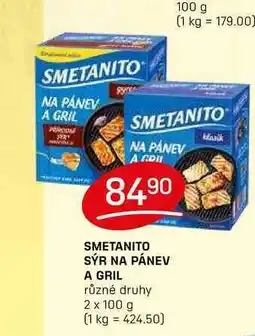 Flop SMETANITO SÝR NA PÁNEV A GRIL různé druhy 2 x 100g nabídka