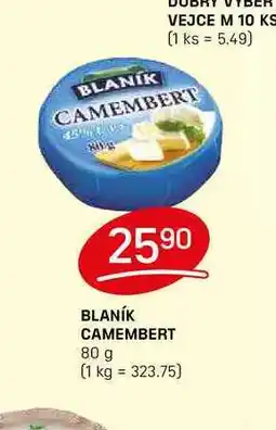 Flop BLANÍK CAMEMBERT 80 g nabídka
