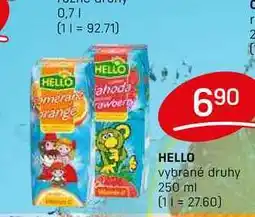 Flop HELLO vybrané druhy 250 ml nabídka