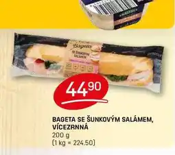 Flop BAGETA SE ŠUNKOVÝM SALÁMEM, VÍCEZRNNÁ 200 g nabídka