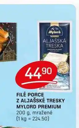 Flop FILÉ PORCE Z ALJAŠSKÉ TRESKY MYLORD PREMIUM 200 g, mražené nabídka