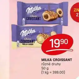 Flop MILKA CROISSANT různé druhy 50 g nabídka